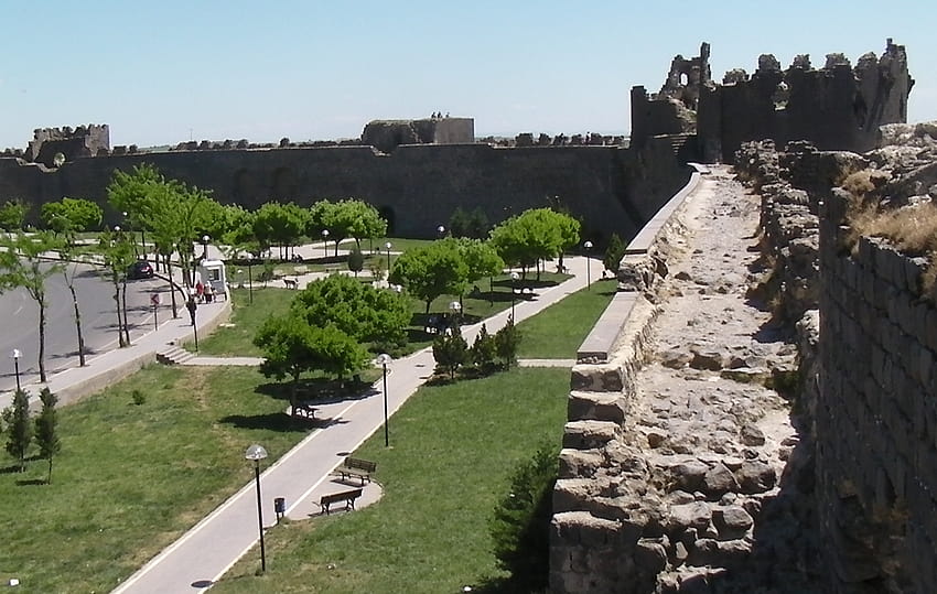 Diyarbakır-Festung HD-Hintergrundbild