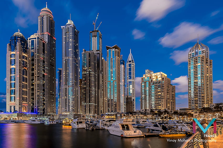 Dubai Marina HD-Hintergrundbild