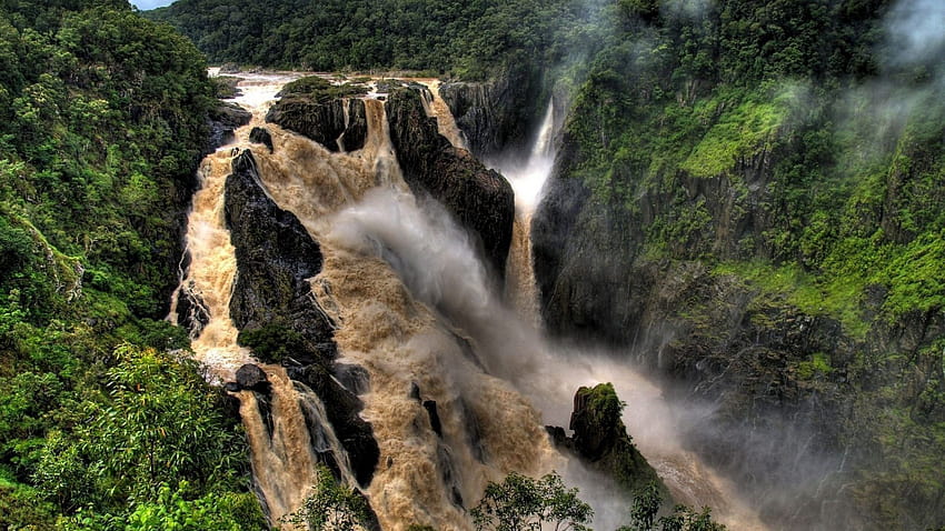 Modderige Waterval 1800x2880 : 13, jokradin waterfall thailand HD wallpaper