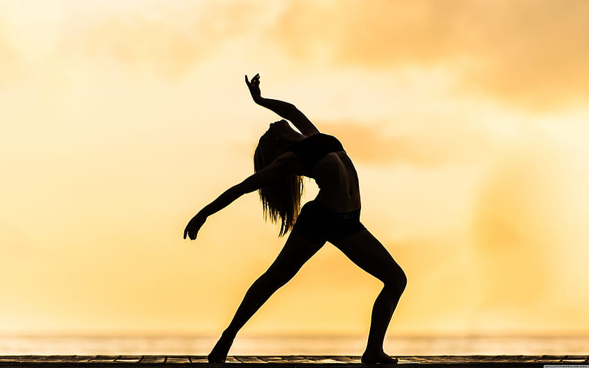 Woman Dancing Silhouette Contemporary ❤ untuk Wallpaper HD