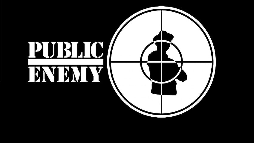 1920x1080 ヒップホップ、ラップ、Public Enemy、Public Enemy ロゴ、ラップ ロゴ 高画質の壁紙