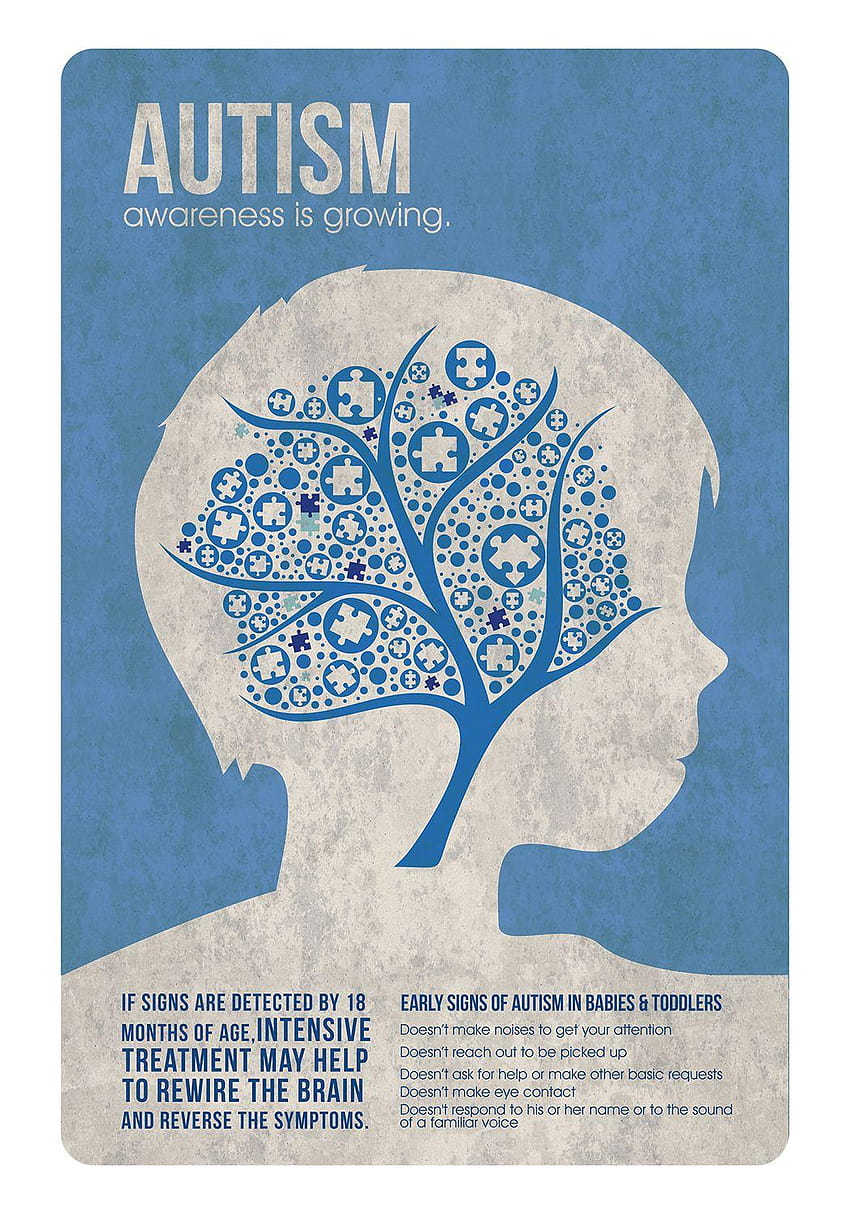 Ashlie Brown, Desain Poster, hari kesadaran autisme wallpaper ponsel HD