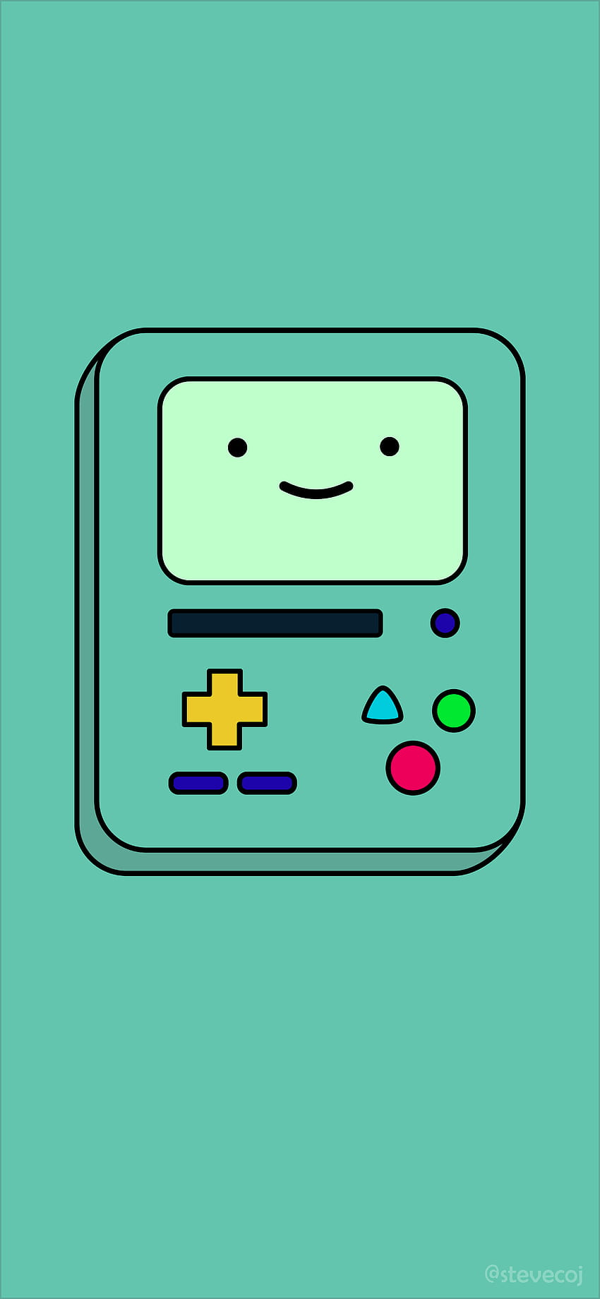 Round 2 of high, adventure time bmo HD phone wallpaper