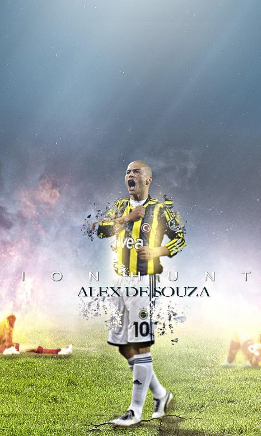 Olahraga alex de souza pemain sepak bola fenerbahçe wallpaper ponsel HD
