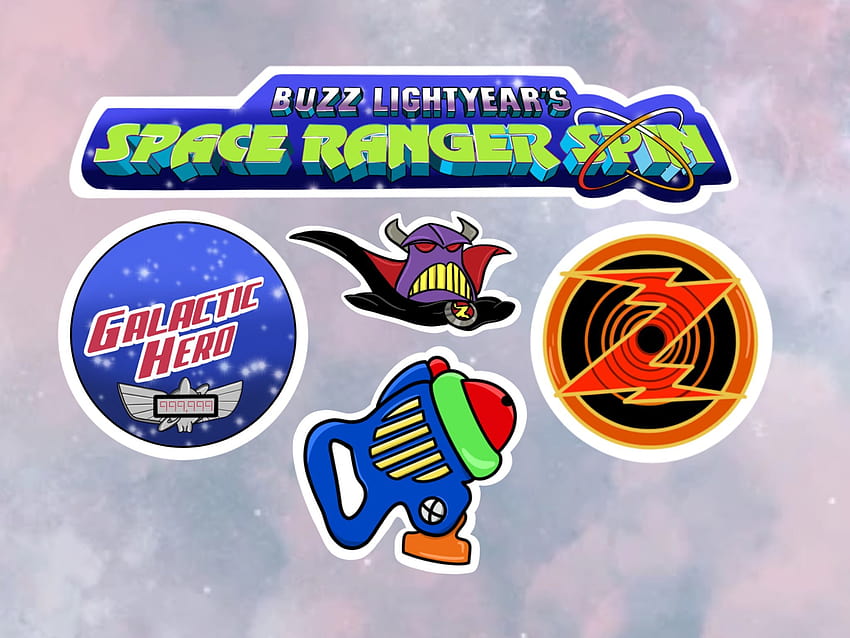 Buzz Lightyears Space Ranger Spin Sticker Pack HD-Hintergrundbild