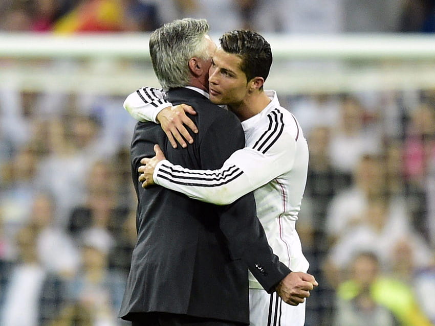 Manchester United eye Carlo Ancelotti to bring Cristiano Ronaldo HD wallpaper