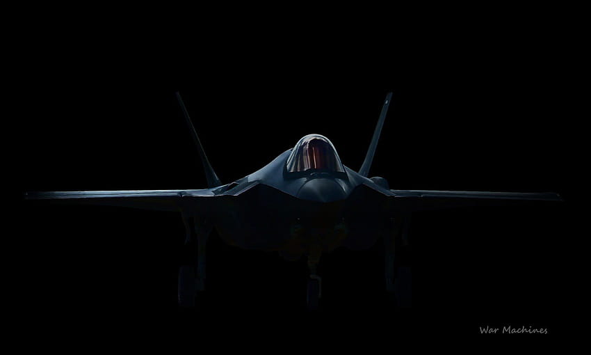 F 35 Lightning II, Aircraft / and Mobile, minimalist fighter jet HD wallpaper