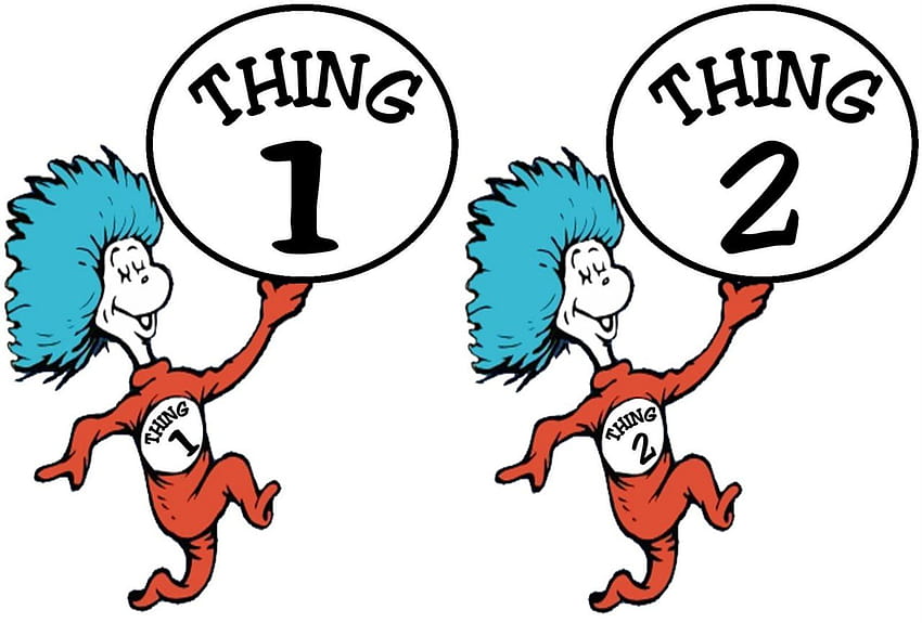 Thing 1 And Thing 2 Clipart HD wallpaper | Pxfuel