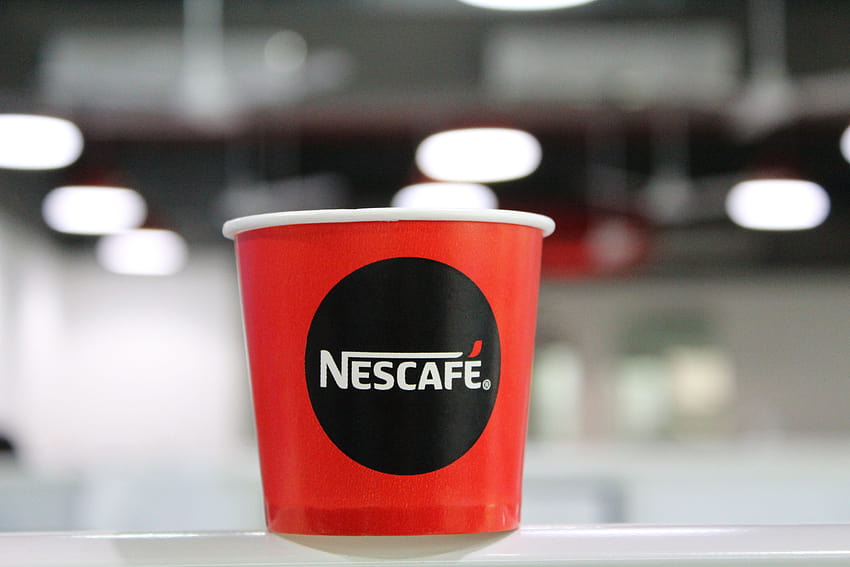 Red And Black Nescafe Coffee Cup · ...pexels HD wallpaper