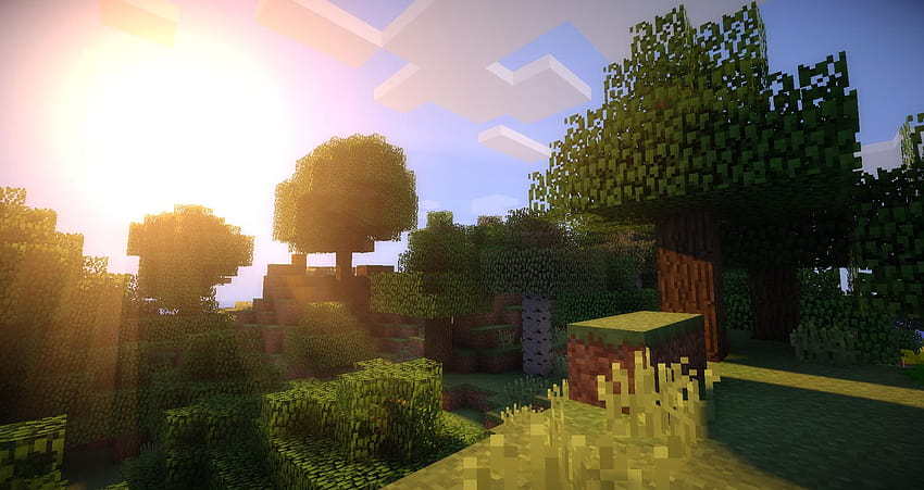 play Minecraft with shaders I end up with a new, minecraft shaders HD wallpaper
