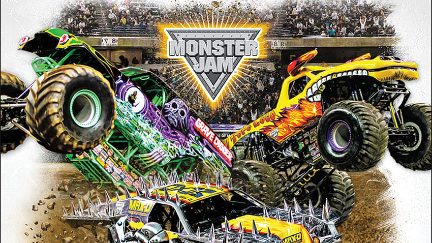 Фонове на Grave Digger Monster Truck, monster energy monster truck HD тапет