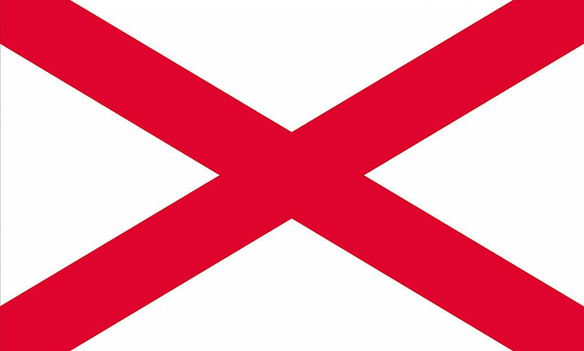 米国アラバマ州旗、 高画質の壁紙