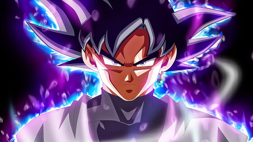 Dragon Ball Dragon Ball Super Son Goku Black Goku ultra istinto, anime viola e nero ps4 Sfondo HD