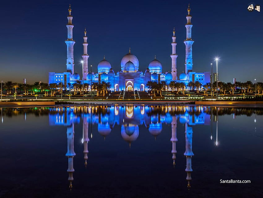 Islam & I Holy Mecca & Mosques, sheikh zayed grand mosque center HD  wallpaper | Pxfuel
