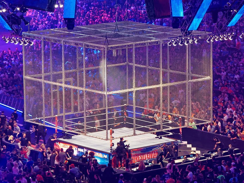 10-те най-луди WWE Hell In a Cell моменти на всички времена HD тапет