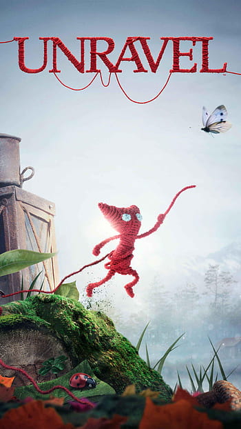 Download wallpaper 1280x800 unravel two, game, yarn, full hd, hdtv