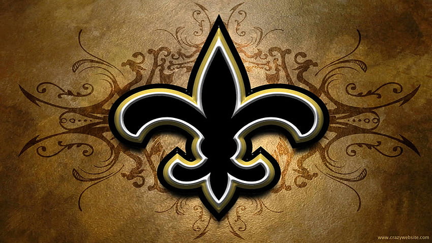 Logo tim sepak bola New Orleans Saints NFL, tim saints nfl Wallpaper HD