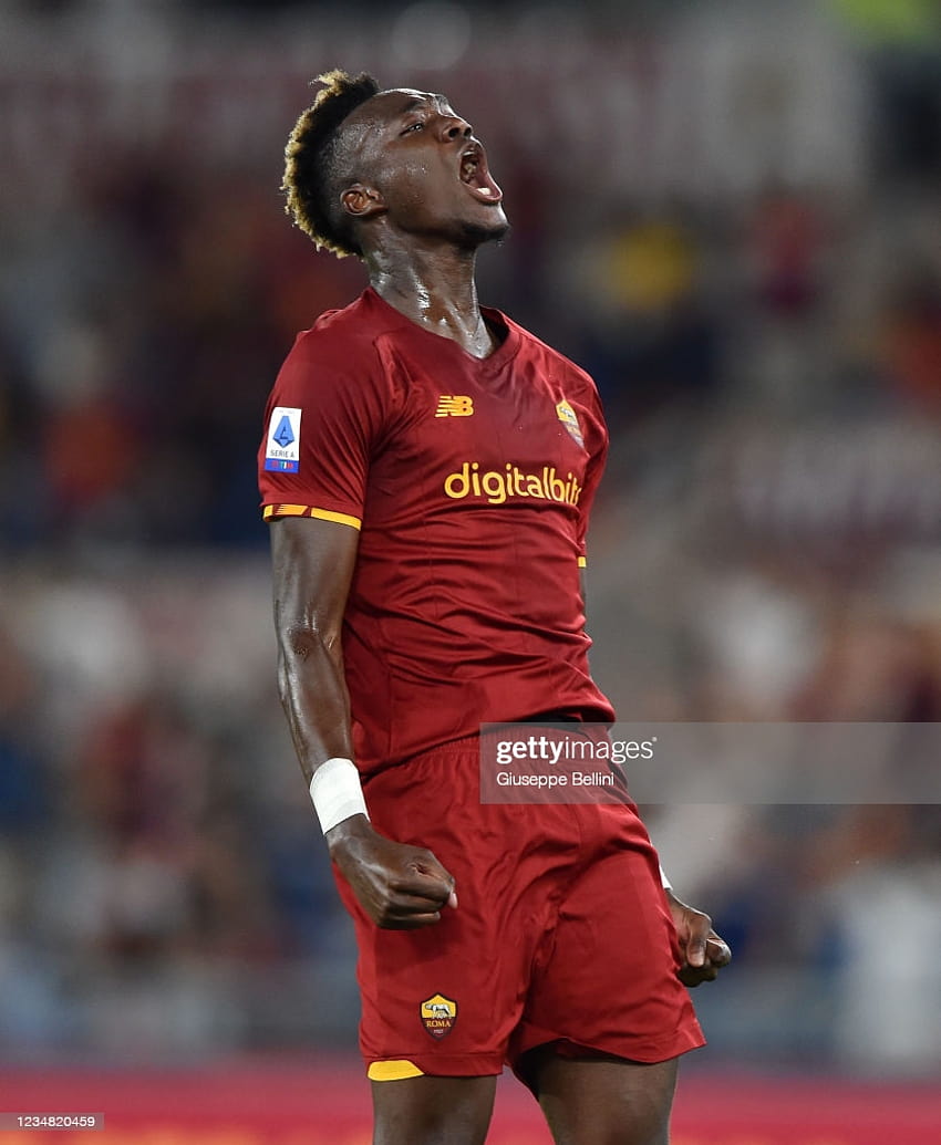 Tammy Abraham of AS Roma celebrates during the Serie A match between... News, tammy abraham as roma HD phone wallpaper