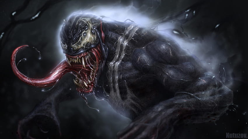 Venom, 침, Marvel Comics 3840x2160 U, 마블 슈퍼빌런 HD 월페이퍼