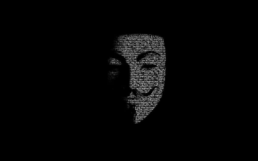 8 Anonyme Maske, anonyme LED-Maske HD-Hintergrundbild
