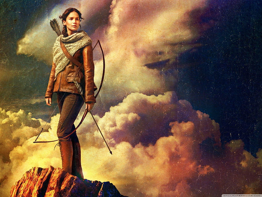 The Hunger Games Menangkap Api Katniss Everdeen Wallpaper HD