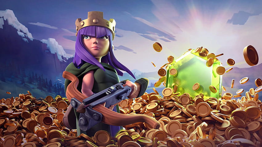 Archer Queen Clash of Clans and Game HD wallpaper