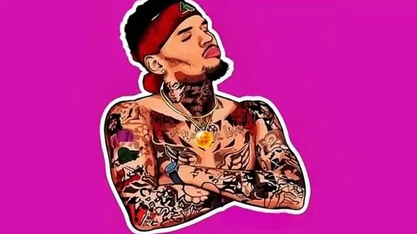 Chris Brown Cartoon cartoon HD wallpaper