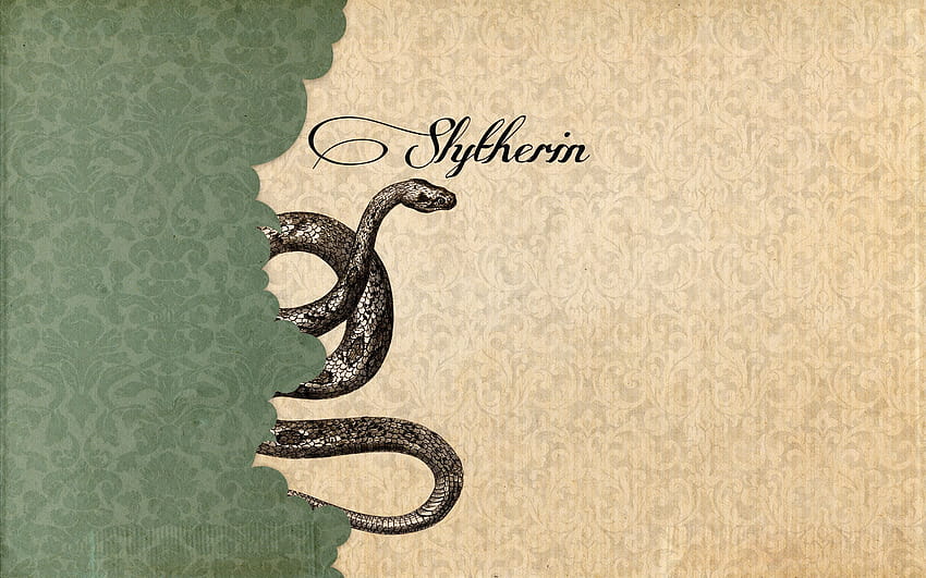 Casa Slytherin, portátil slytherin fondo de pantalla