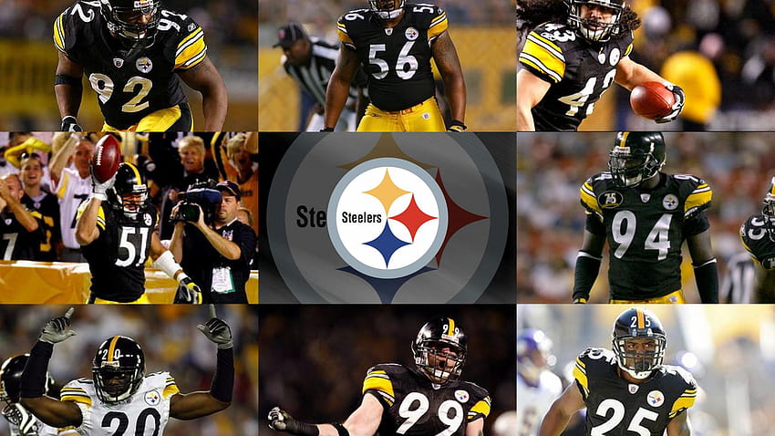 Pittsburgh Steelers Players and Logo for [1600x900] for your , Mobile & Tablet HD wallpaper
