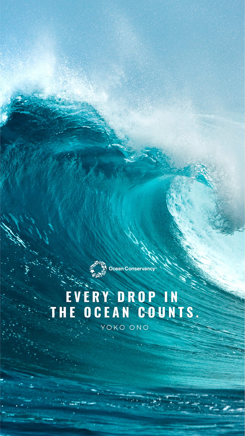Зашеметяващ океан, който да озари деня ви, ден на океана 2021 г HD тапет за телефон