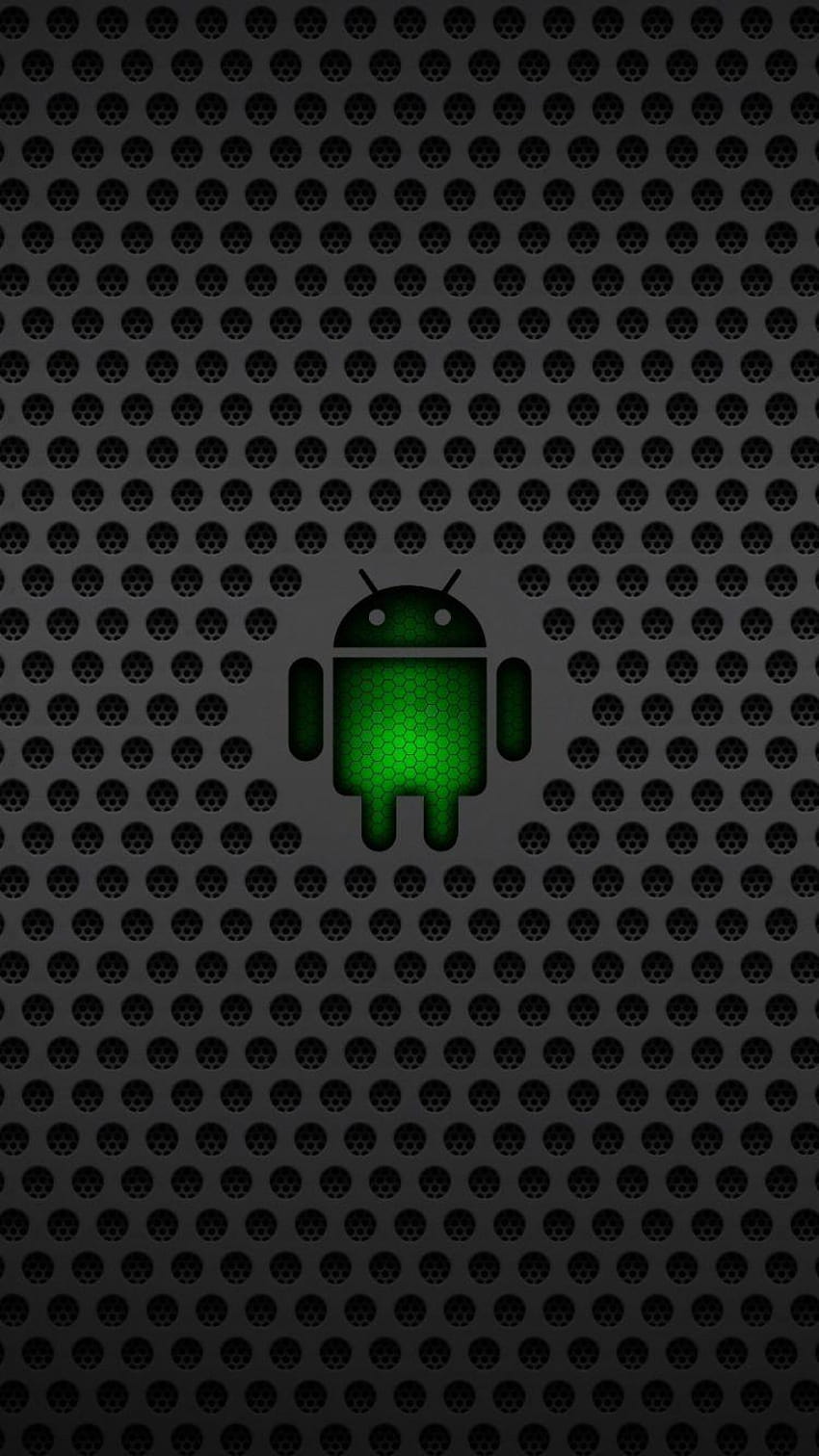 Latar belakang iphone teknologi robot hijau Android, teknologi android wallpaper ponsel HD