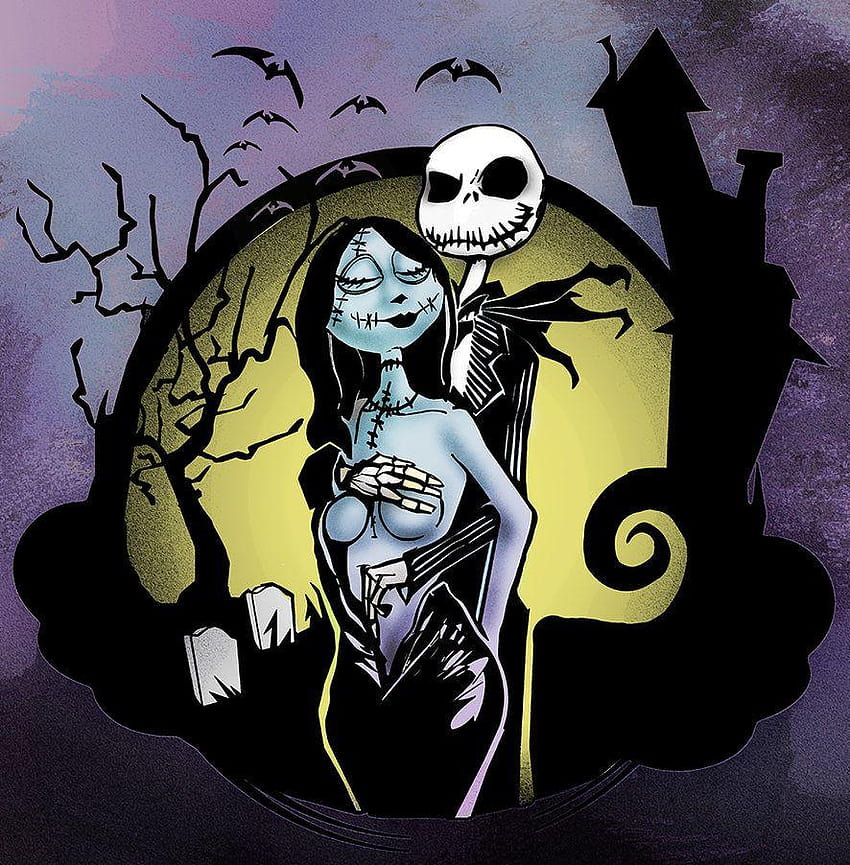 Jack and sally for android HD phone wallpaper