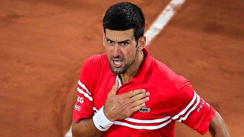 French Open 2021 LIVE, Novak Djokovic Roland Garros 2021 HD-Hintergrundbild