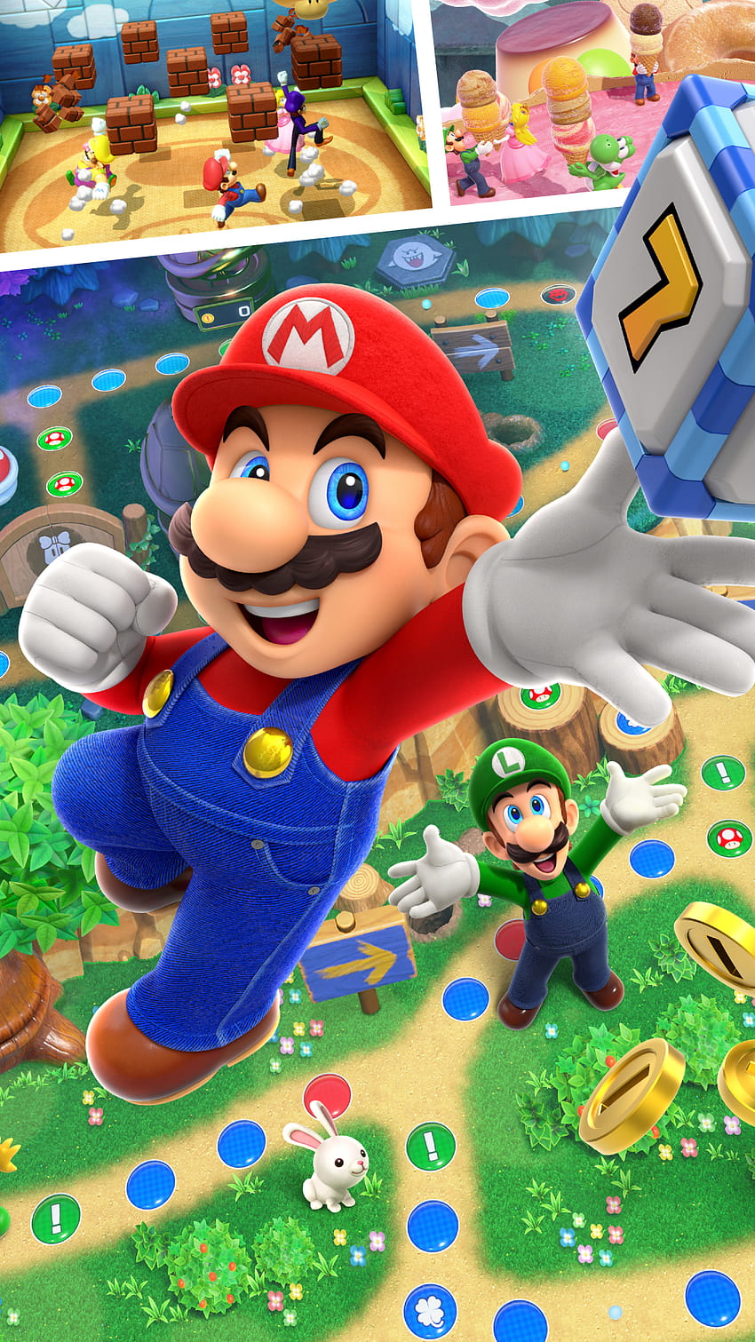 Mario Party Superstars Handy HD-Handy-Hintergrundbild