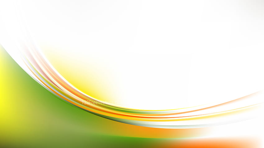 Glowing Orange White and Green Wave Backgrounds Illustrator HD wallpaper