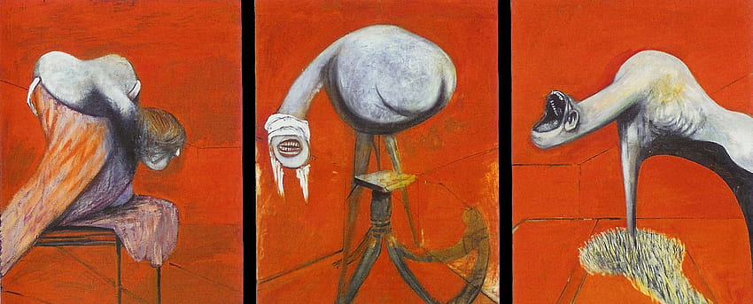 フランシス・ベーコン「トリプティク」、 高画質の壁紙
