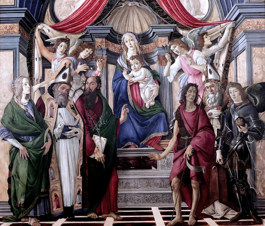 : Sandro Botticelli, the great Italian painter, tempera HD wallpaper