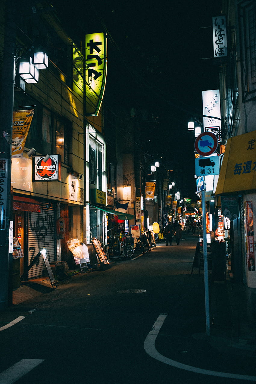 ID: 238813 / street japan tokyo e vita notturna, strade di tokyo Sfondo del telefono HD
