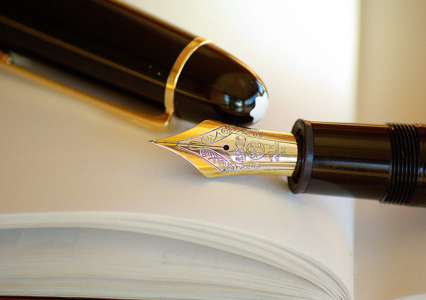 penna penna e sfondi, penna stilografica Sfondo HD