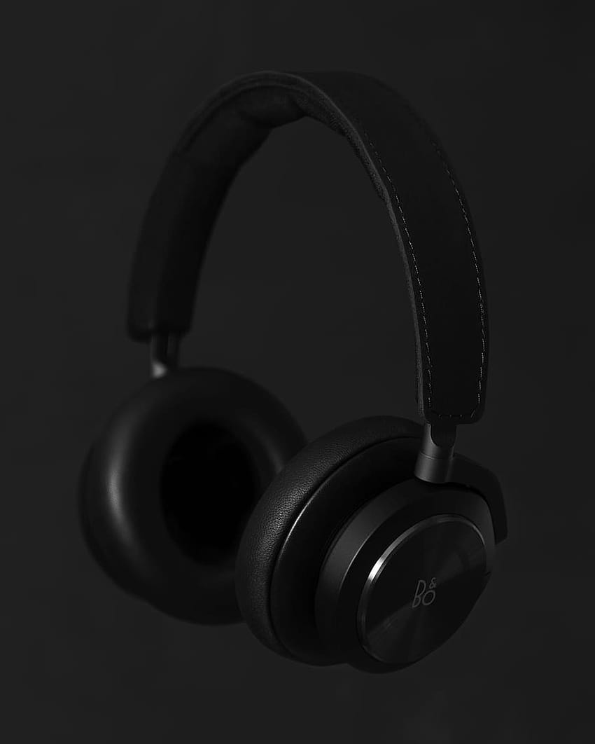 : Beoplay., schwarze kabellose Kopfhörer, Knall und HD-Handy-Hintergrundbild