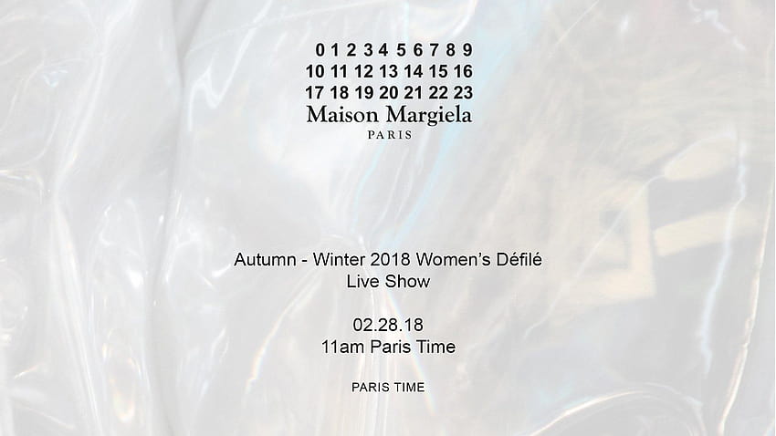 Runway Show: Maison Margiela A/W 18 Womenswear HD wallpaper