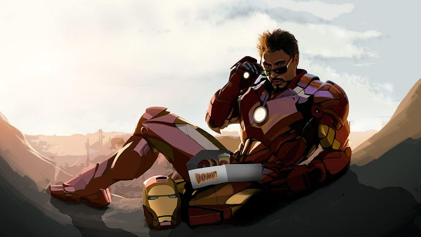 1920x1080 Tony Stark, Fan Art, Robert Downey Jr, Iron Man, Iron Man Kunst HD-Hintergrundbild