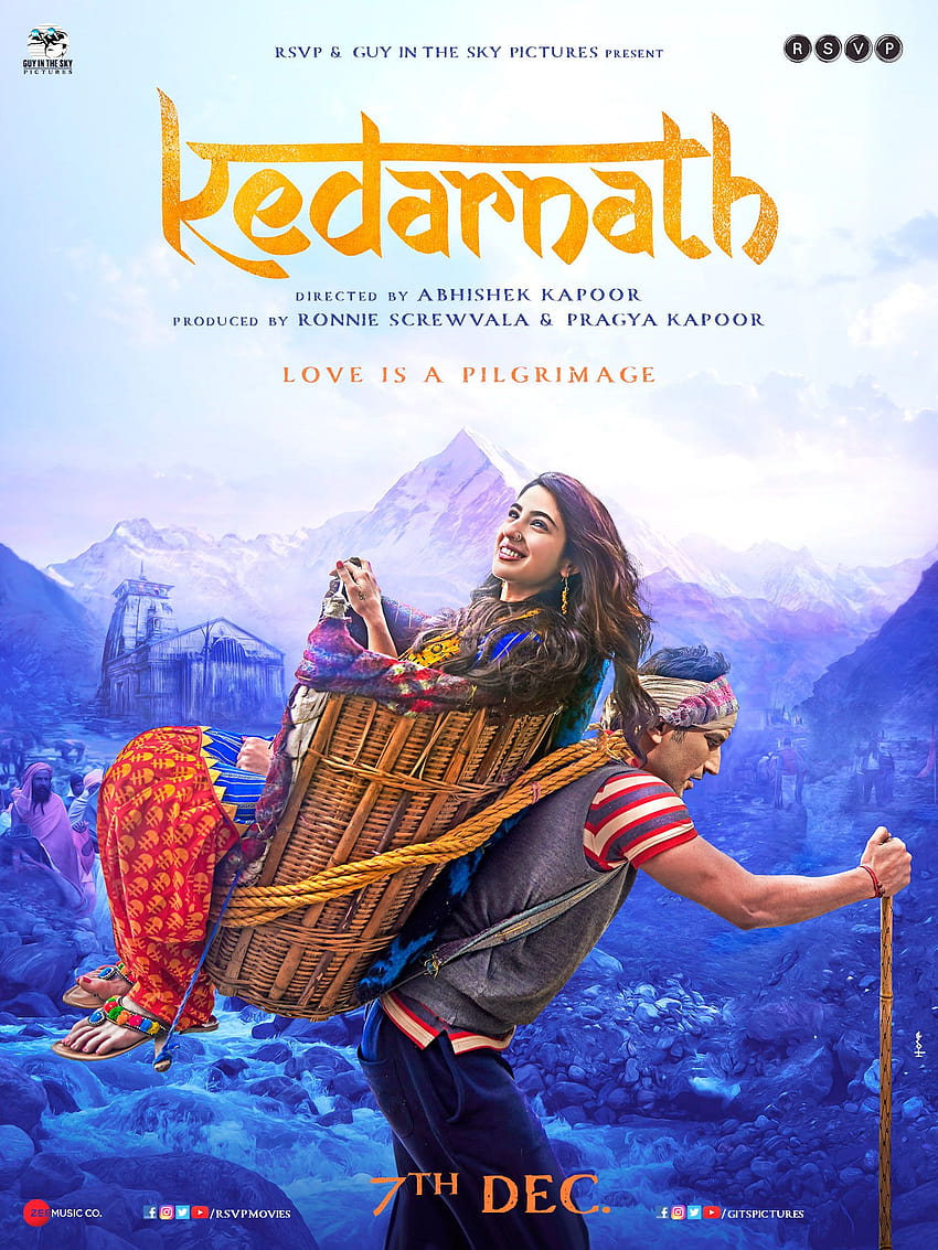 Kedarnath , Poster, kedarnath movie HD phone wallpaper