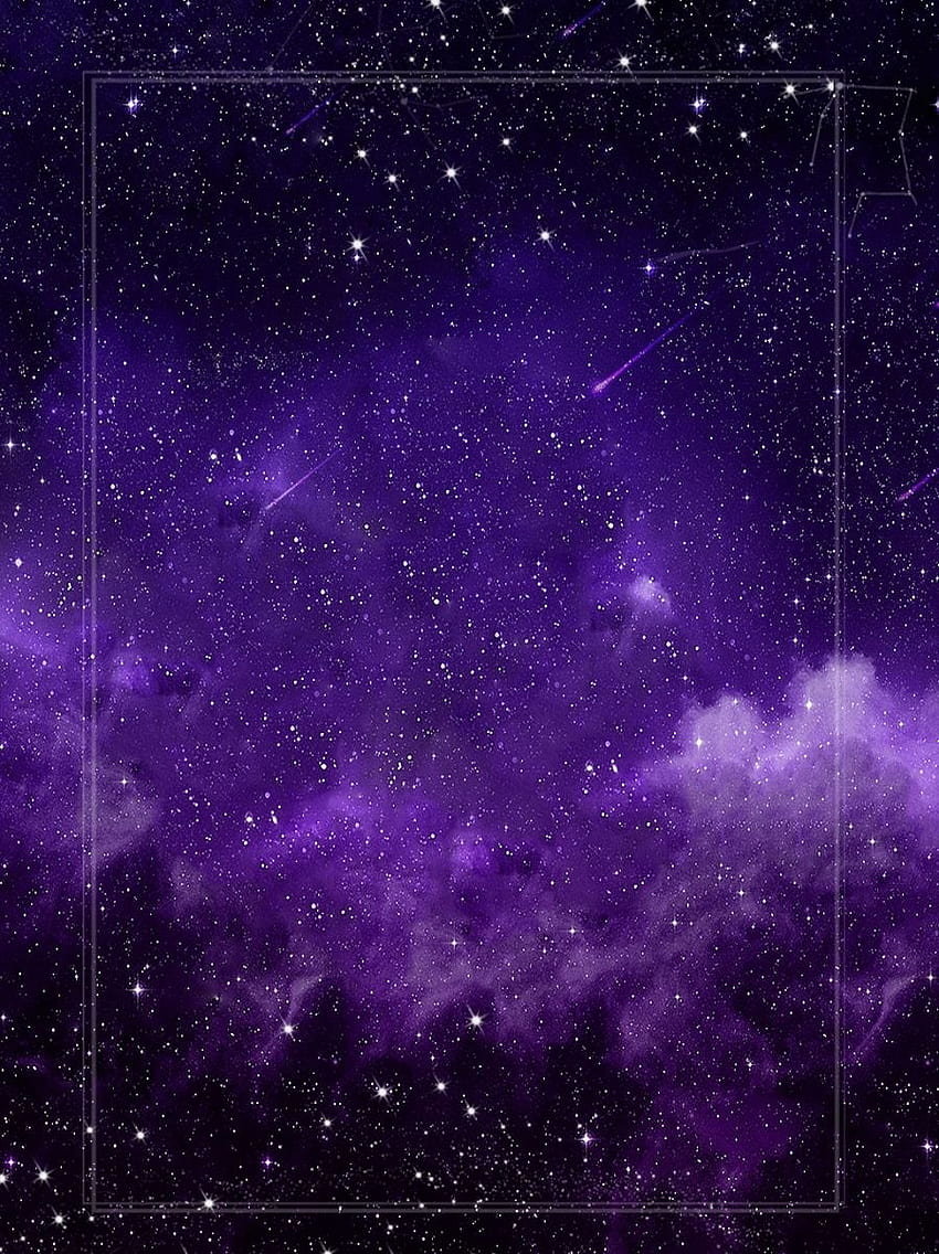 Original Beautiful Purple Star Dreamy Star River Background ...