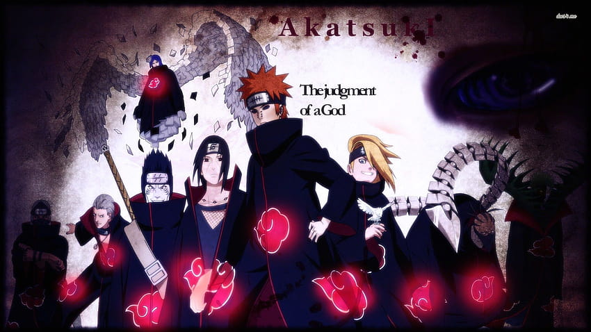 Akatsuki Elegant 76 Akatsuki über das Urteil Gottes, Naruto-Gott HD-Hintergrundbild