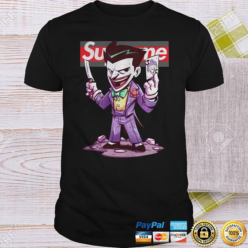 Kemeja chibi Supreme dan Gucci Joker, hoodie, sweater, dan lengan panjang wallpaper ponsel HD