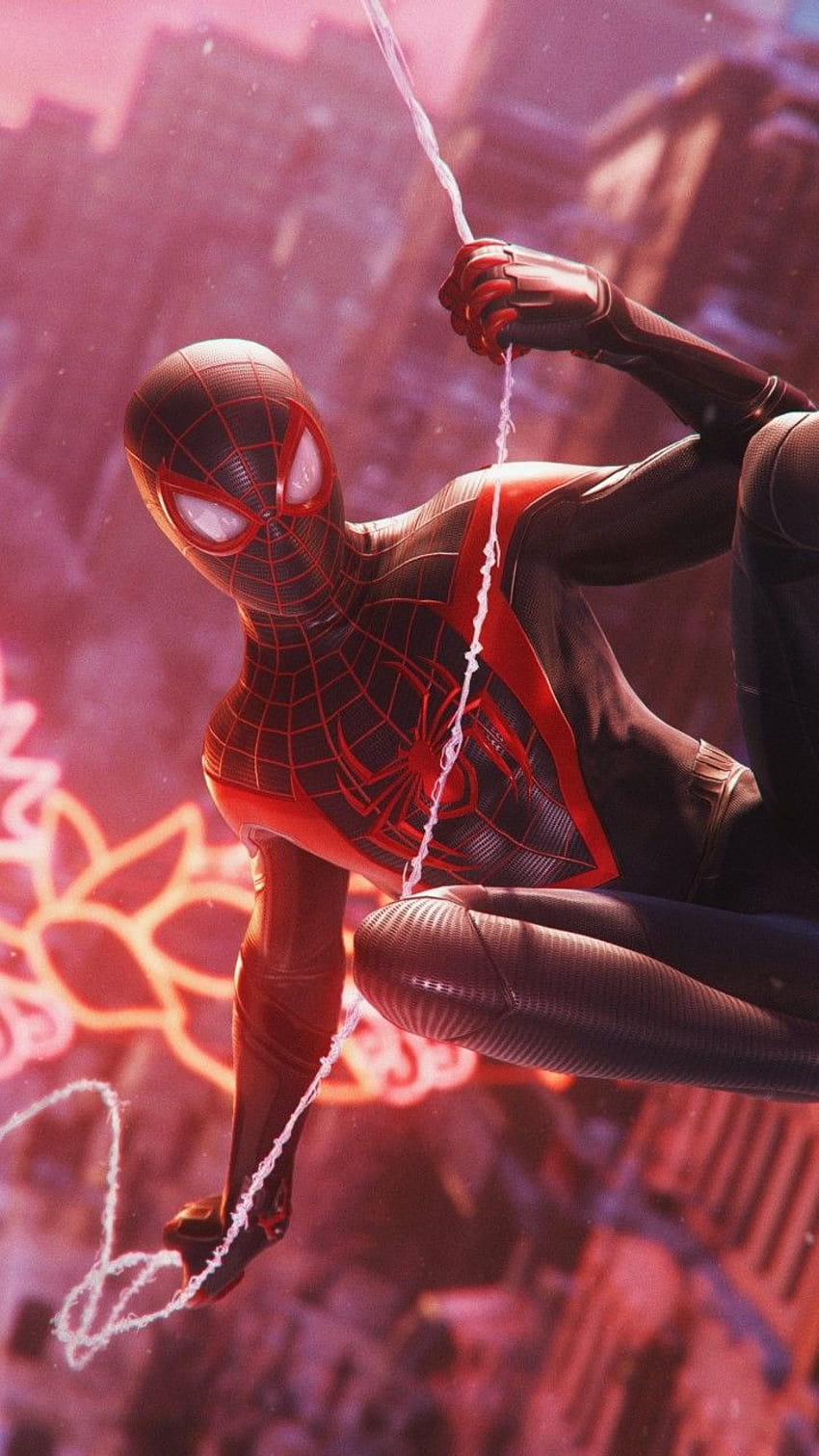 spider man miles morales ps5 mobile HD phone wallpaper