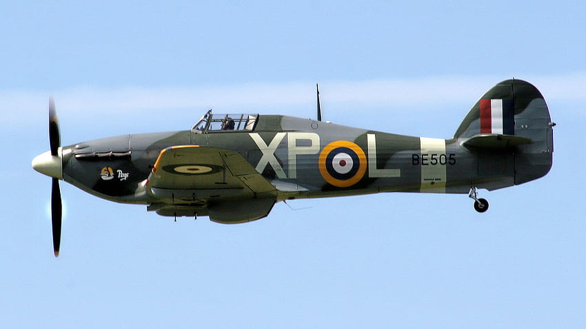 samoloty, wojsko, II wojna światowa, Hawker Hurricane Tapeta HD