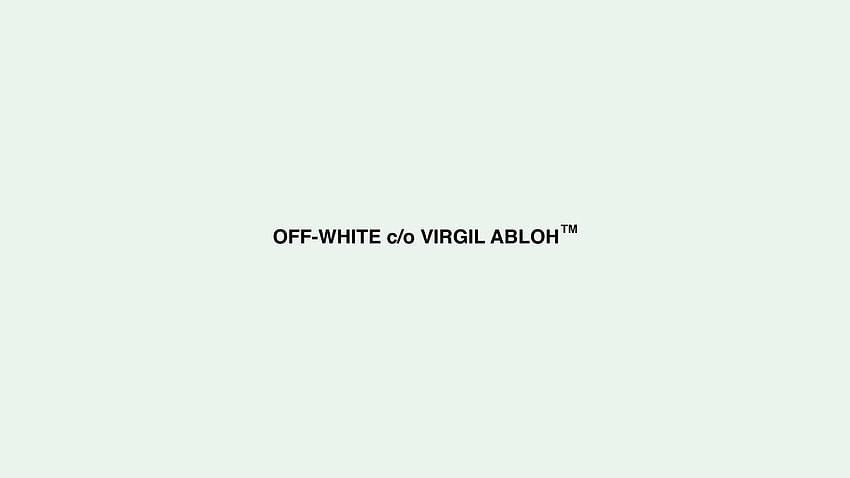 Off white - Virgil Abloh wallpaper