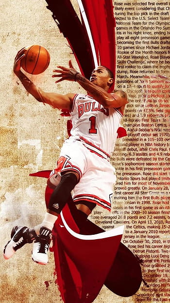 HD wallpaper derrick rose computer one person text sport young adult   Wallpaper Flare